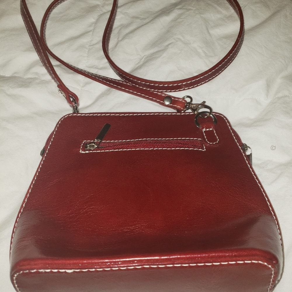 Vera Pelle cross body leather bag